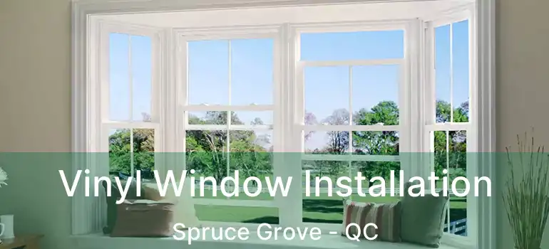  Vinyl Window Installation Spruce Grove - QC
