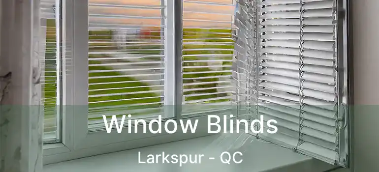  Window Blinds Larkspur - QC
