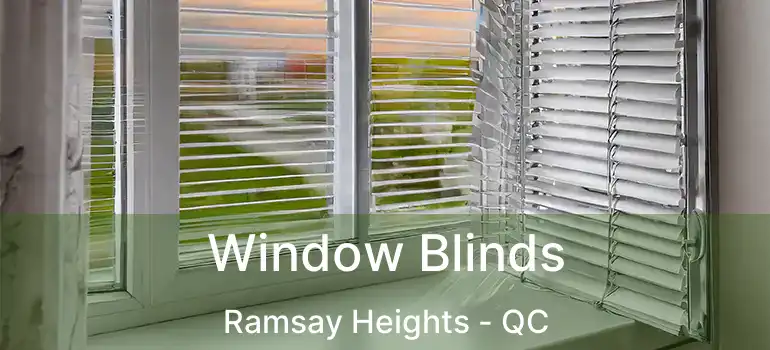  Window Blinds Ramsay Heights - QC
