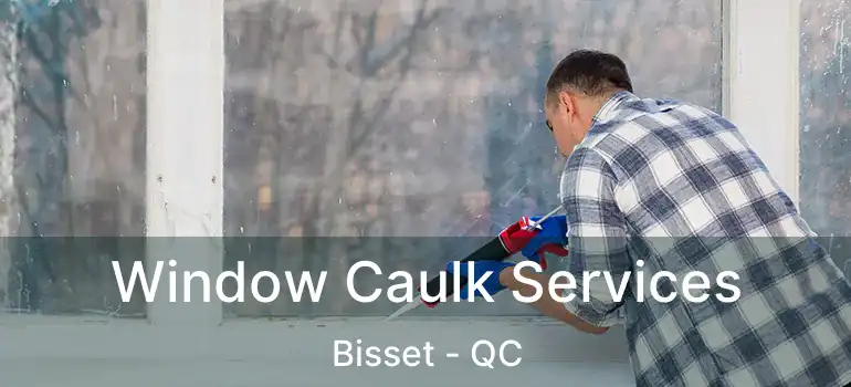  Window Caulk Services Bisset - QC