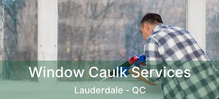  Window Caulk Services Lauderdale - QC