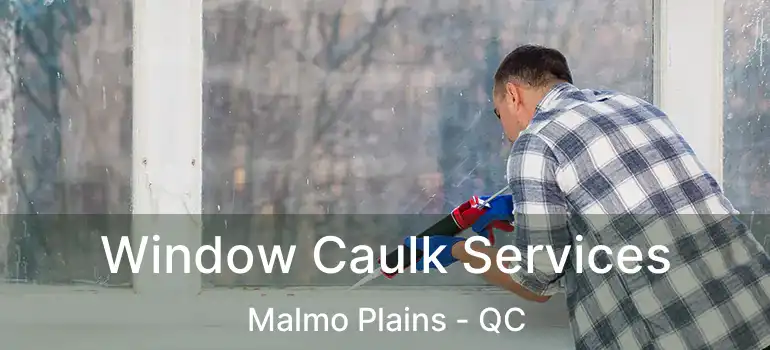  Window Caulk Services Malmo Plains - QC