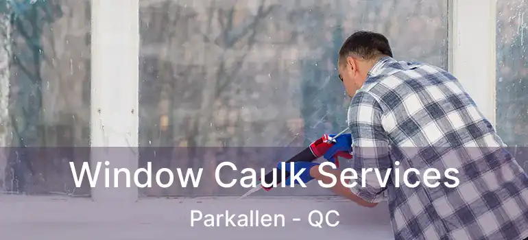  Window Caulk Services Parkallen - QC