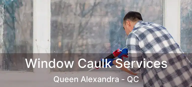  Window Caulk Services Queen Alexandra - QC
