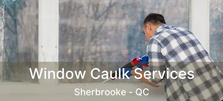  Window Caulk Services Sherbrooke - QC