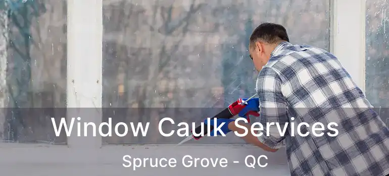  Window Caulk Services Spruce Grove - QC