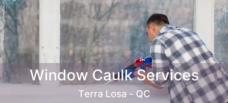  Window Caulk Services Terra Losa - QC