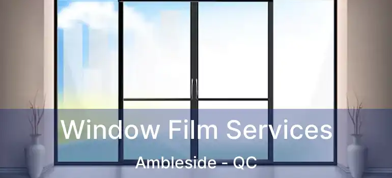  Window Film Services Ambleside - QC