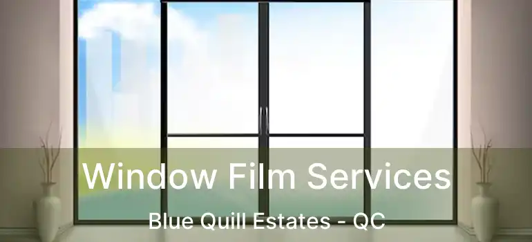  Window Film Services Blue Quill Estates - QC