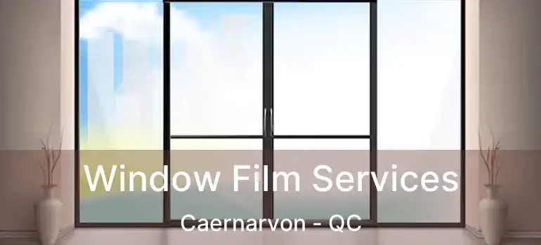  Window Film Services Caernarvon - QC