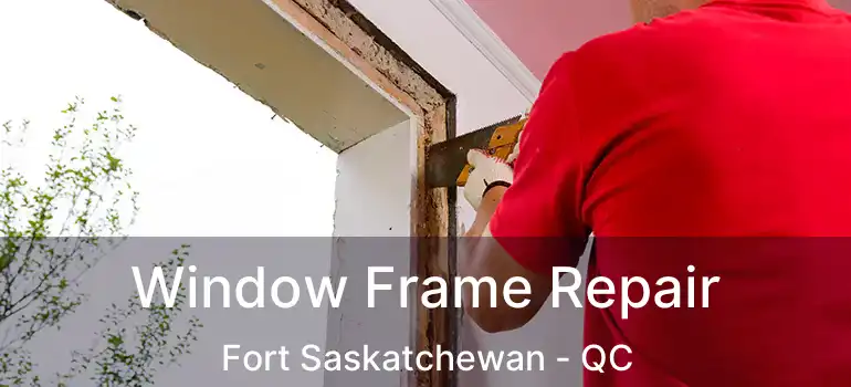  Window Frame Repair Fort Saskatchewan - QC