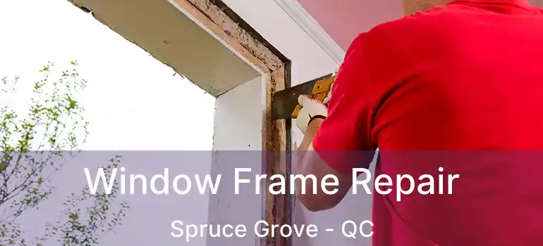  Window Frame Repair Spruce Grove - QC