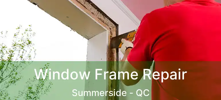  Window Frame Repair Summerside - QC