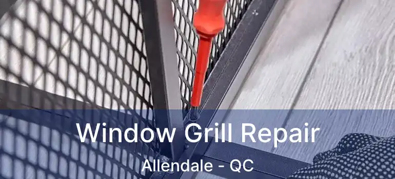  Window Grill Repair Allendale - QC