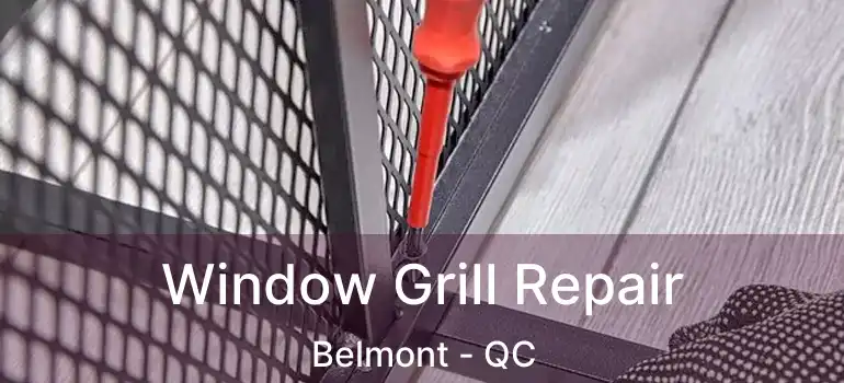  Window Grill Repair Belmont - QC
