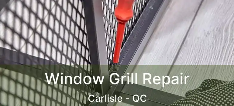  Window Grill Repair Carlisle - QC