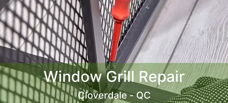  Window Grill Repair Cloverdale - QC