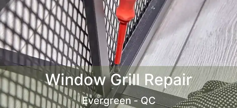  Window Grill Repair Evergreen - QC