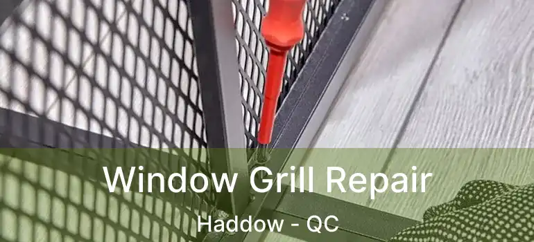  Window Grill Repair Haddow - QC