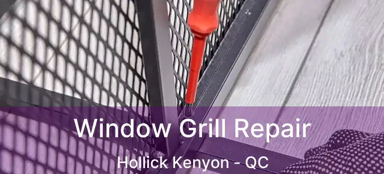  Window Grill Repair Hollick Kenyon - QC