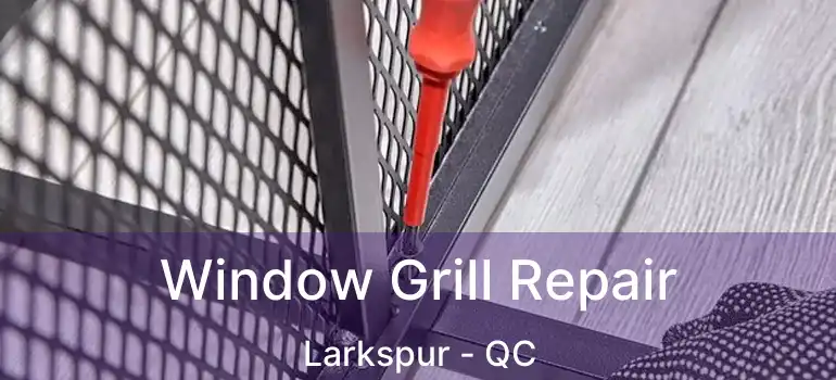  Window Grill Repair Larkspur - QC