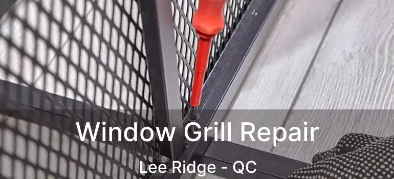  Window Grill Repair Lee Ridge - QC