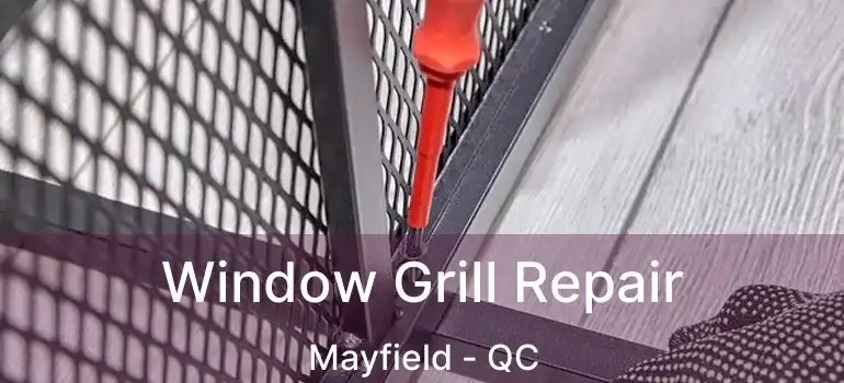  Window Grill Repair Mayfield - QC