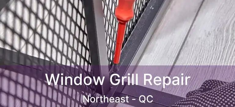  Window Grill Repair Northeast - QC