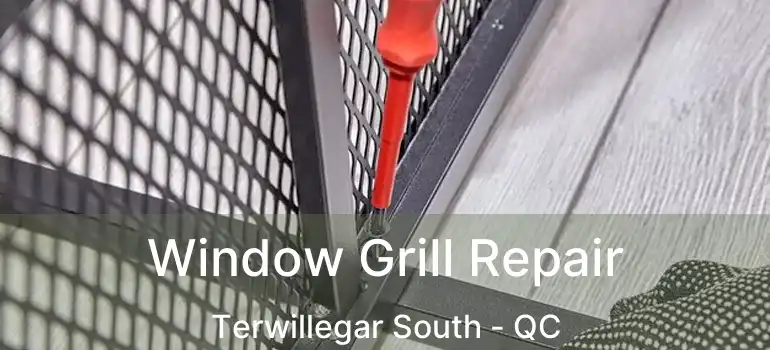  Window Grill Repair Terwillegar South - QC