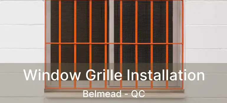  Window Grille Installation Belmead - QC