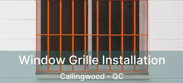  Window Grille Installation Callingwood - QC