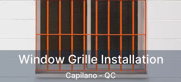  Window Grille Installation Capilano - QC