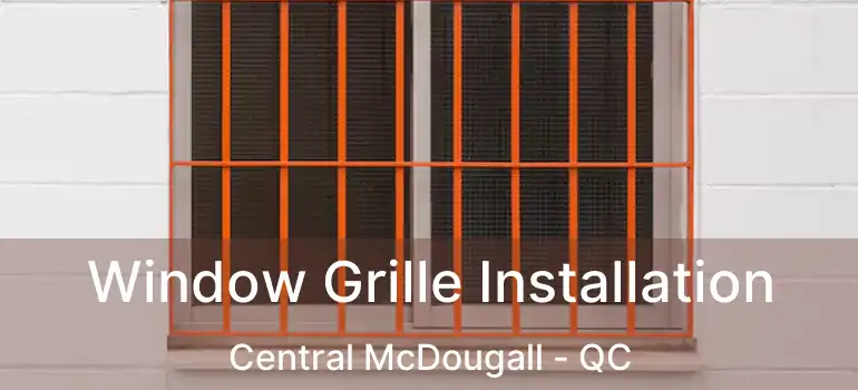  Window Grille Installation Central McDougall - QC