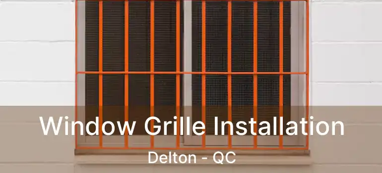  Window Grille Installation Delton - QC