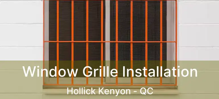  Window Grille Installation Hollick Kenyon - QC