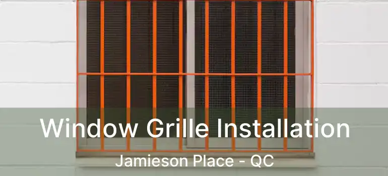  Window Grille Installation Jamieson Place - QC