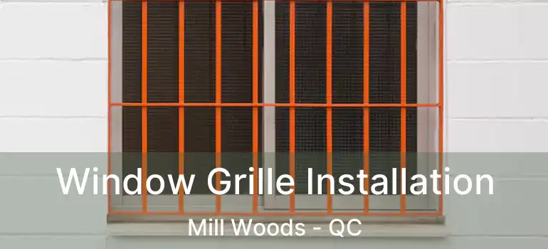  Window Grille Installation Mill Woods - QC