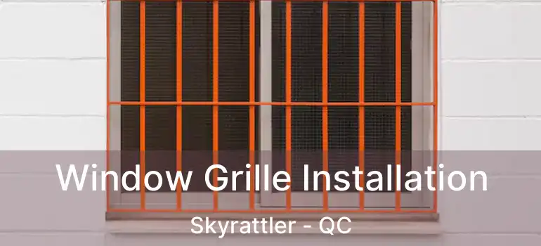  Window Grille Installation Skyrattler - QC