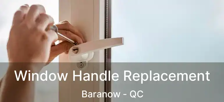  Window Handle Replacement Baranow - QC