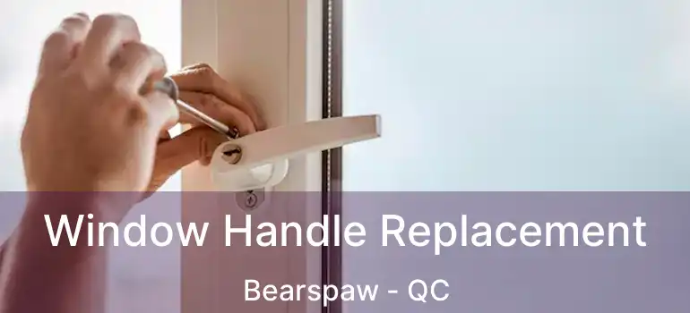 Window Handle Replacement Bearspaw - QC