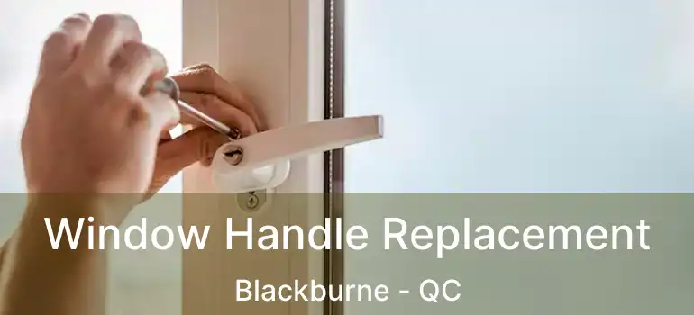  Window Handle Replacement Blackburne - QC