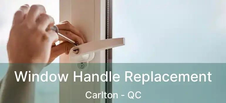  Window Handle Replacement Carlton - QC