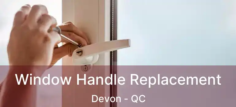  Window Handle Replacement Devon - QC