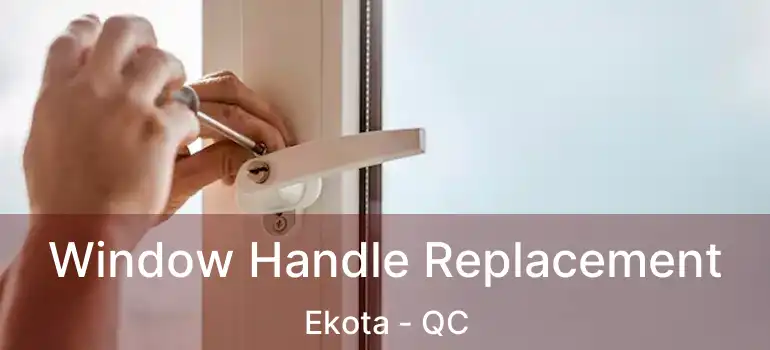  Window Handle Replacement Ekota - QC