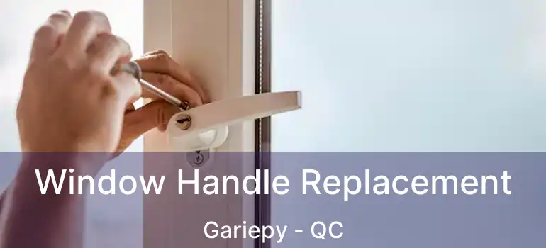  Window Handle Replacement Gariepy - QC