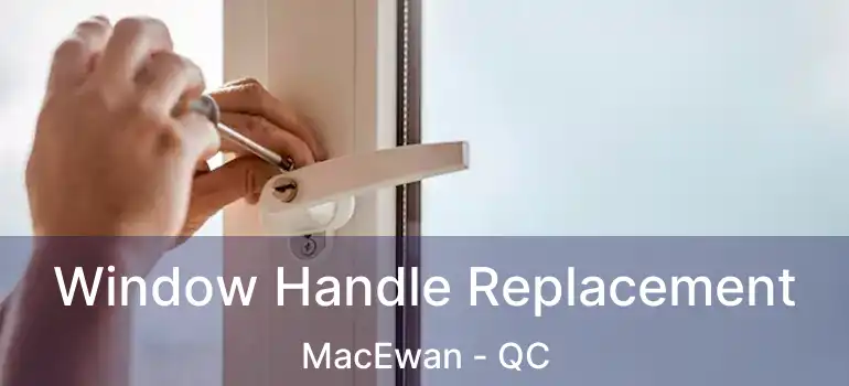  Window Handle Replacement MacEwan - QC