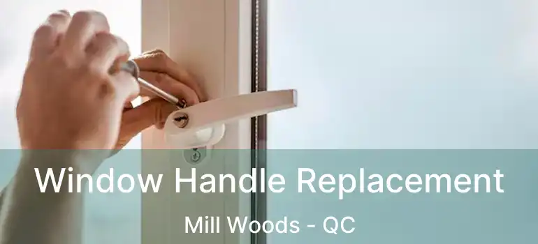 Window Handle Replacement Mill Woods - QC