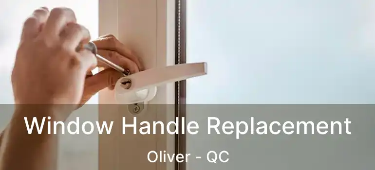  Window Handle Replacement Oliver - QC