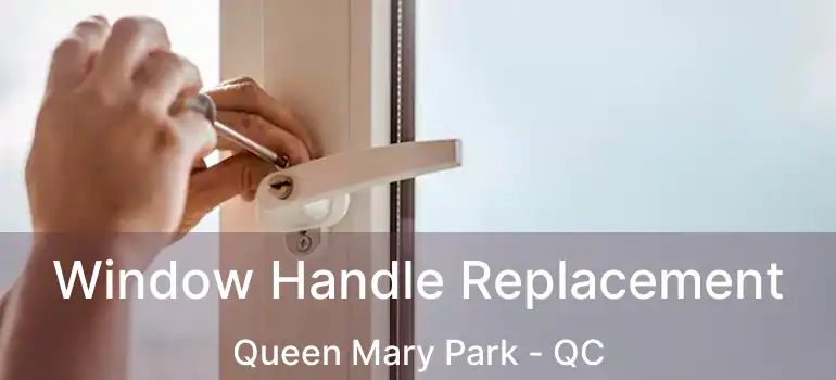  Window Handle Replacement Queen Mary Park - QC