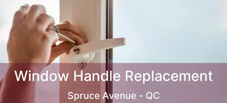  Window Handle Replacement Spruce Avenue - QC